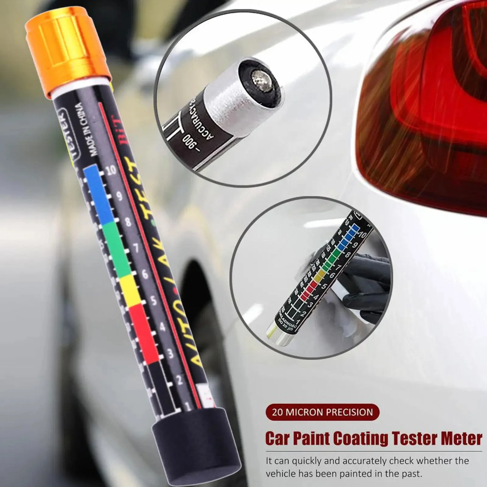 Paint Thickness Gauge - Medidor de Espesor de Pintura para