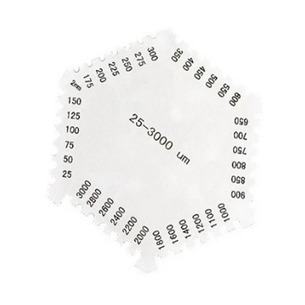 Peine de película húmeda hexag - Paint Thickness Gauge reseña y precio
