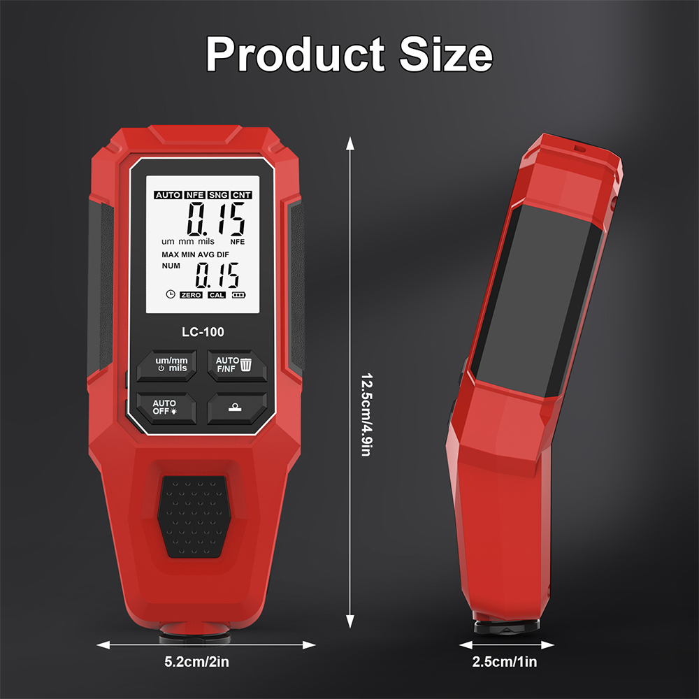 Medidor de Espesor de Pintura  - Paint Thickness Gauge reseña y precio