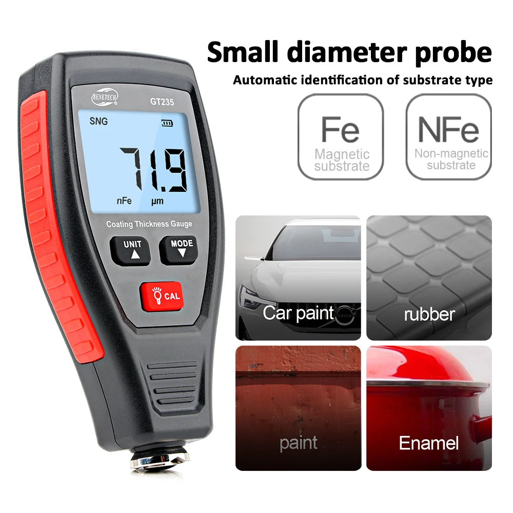 Medidor de espesor de recubrim - Paint Thickness Gauge reseña y precio