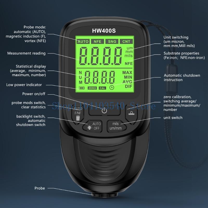 Medidor espesor pintura Digita - Paint Thickness Gauge reseña y precio