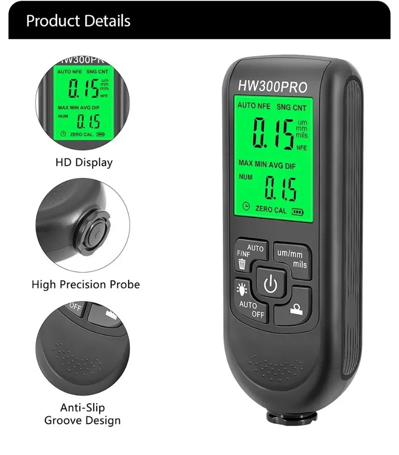 Medidor de espesor automático  - Paint Thickness Gauge reseña y precio