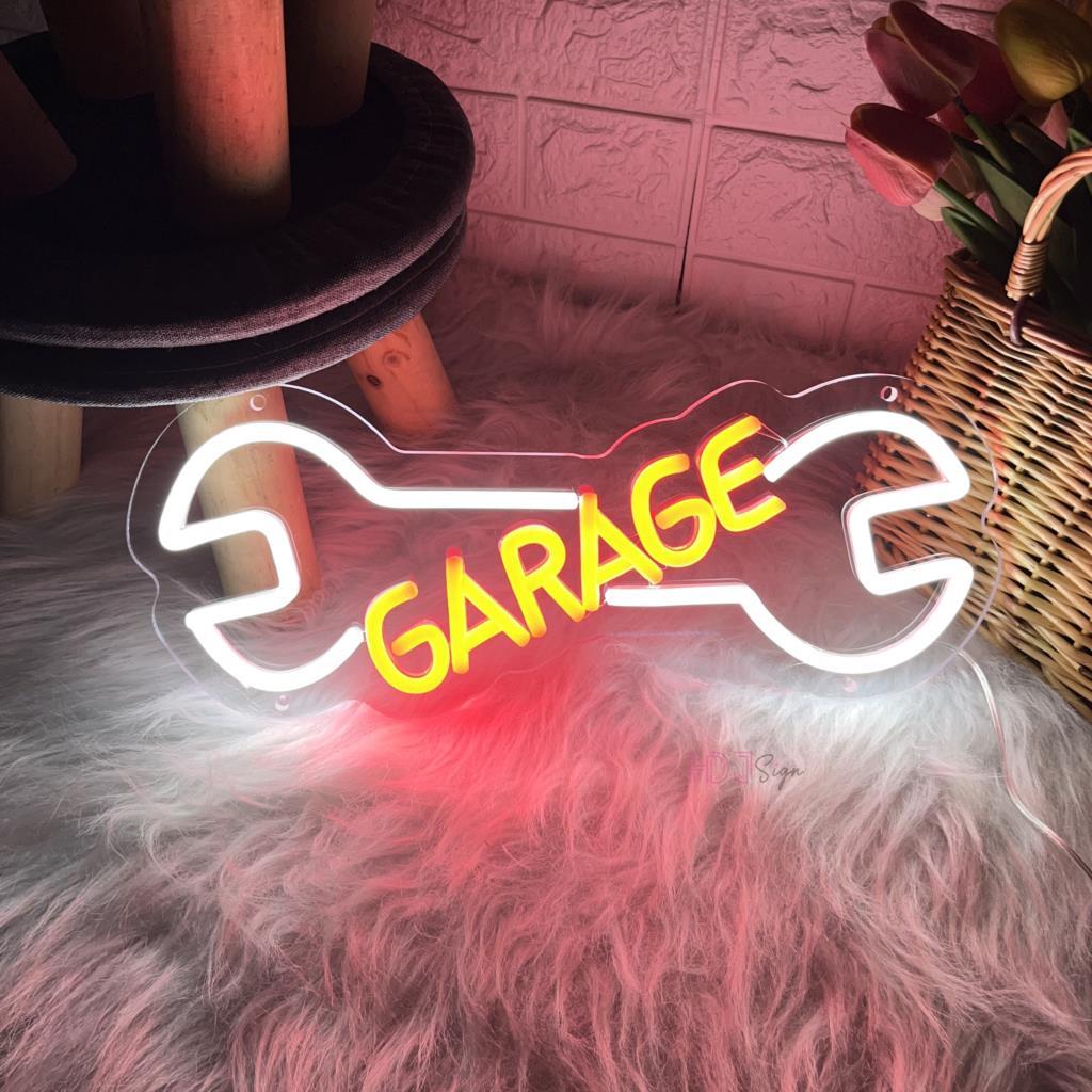 Letrero de neón para garaje, l - Auto Repair Shop Open reseña y precio