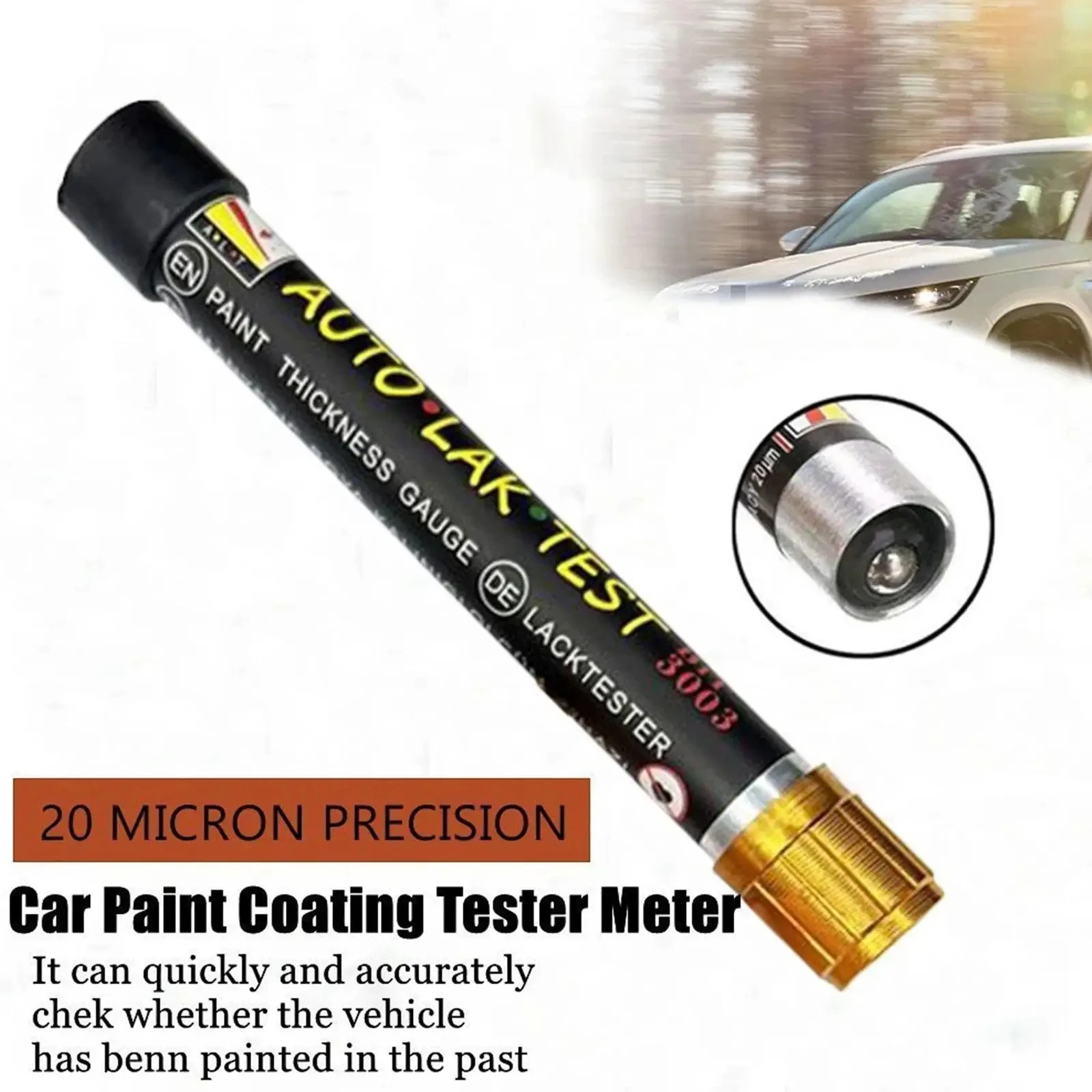 Medidor de Espesor de Pintura  - Paint Thickness Gauge reseña y precio